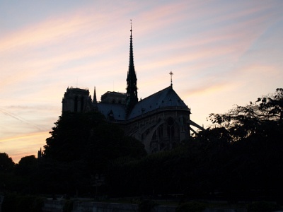 Last Light of the Day Over Notre Dame 2  Last Light of the Day Over Notre Dame 2
